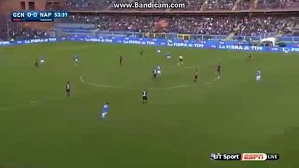 Gonzalo Higuain Fantastic Chance | Genoa 0-0 Napoli Serie A 1.11.2015 HD