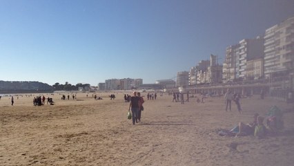 Un premier novembre sur la grande plage et sur le remblai