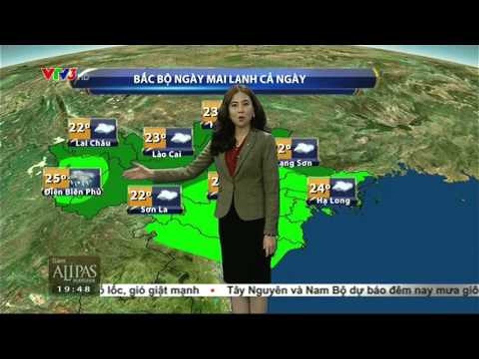 THỜI TIẾT | 19H45 - 01/11/2015