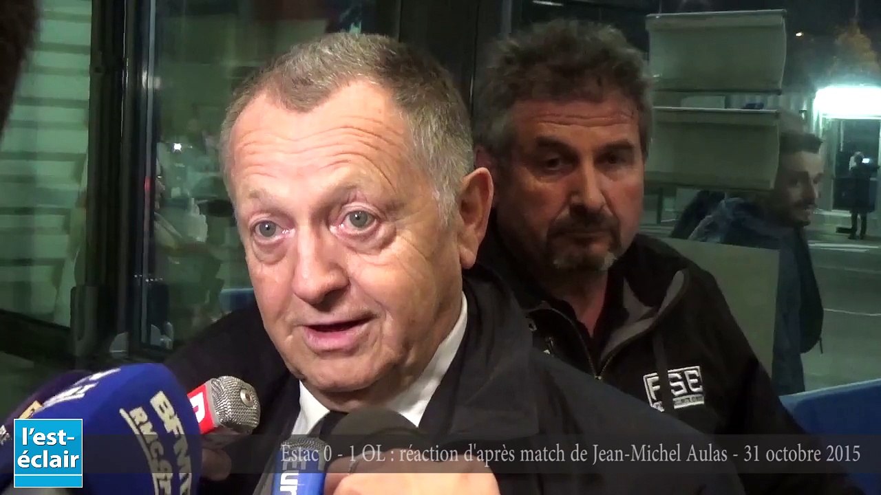 La réaction de Jean-Michel Aulas après le match contre Troyes
