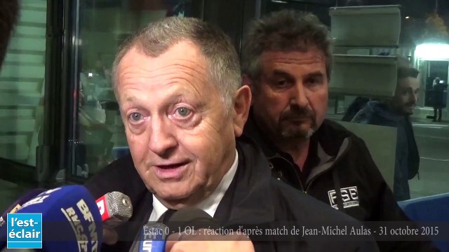 La réaction de Jean-Michel Aulas après le match contre Troyes