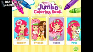 Strawberry Shortcake Jumbo Coloring Book - Kids & Children Best Games TV
