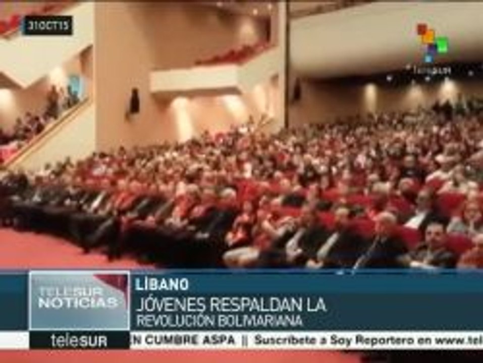 Jóvenes de Medio Oriente respaldan la Revolución Bolivariana