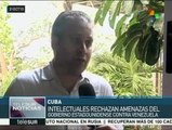 Intelectuales y artistas cubanos rechazan amenazas contra Venezuela