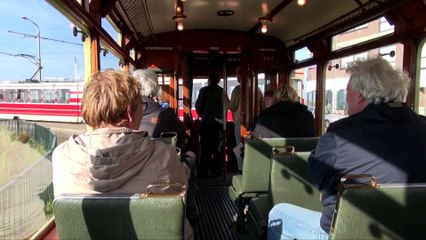 Oude tram in Den Haag