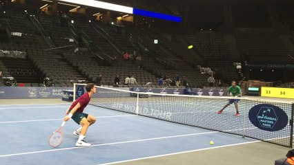 ATP - BNPPM - Quand Gaël Monfils se fait "niquette" par Pierre-Hugues Herbert !