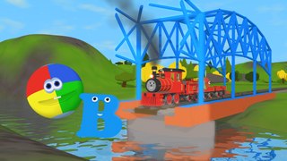 Learn about the Letter B - The Alphabet Adventure With Alice And Shawn The Train