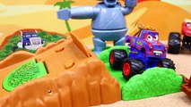 Blaze and the Monster Machines Launch Forest Adventure Parody Jumping Disney Cars Monster