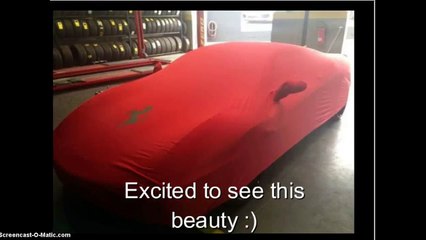 Pearl Waterless Car Wash Product on Ferrari Action.