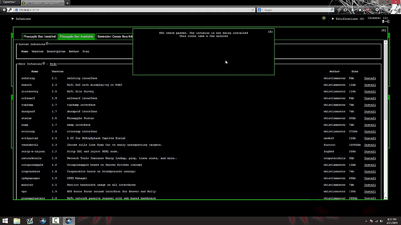 WiFi Pineapple Setup Guide video Dailymotion