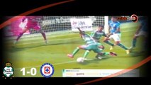 SANTOS VS CRUZ AZUL 1-2 Goles y Resumen Jornada 14 Apertura 2015 Liga MX