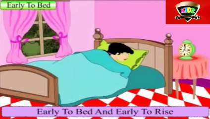 Early To Bed Nursery Rhymes Video & Lyrics
