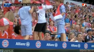 Bayern Munich All Stars vs Manchester United All Stars 3:3 All Goals And Highlights 2014 H