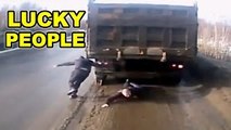 LUCKY PEOPLE Compilation 2015 ★ Heart Stopping Moments on Road