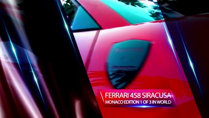 Sport Cars : Lamborghini Aventador / Ferrari Siracusa 458 Italia / Bugatti Veyron in Monac