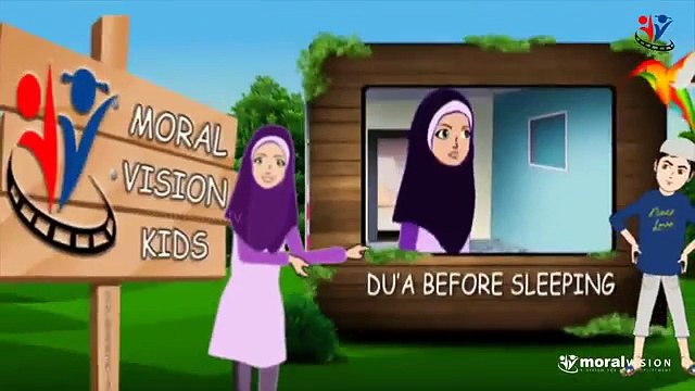 ABDUL BARI AND ANSHARAH CARTOON,Always before sleeping - Muslims Islamic English Version Cartoons
