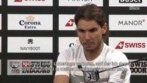 Rafael Nadal Press conference / Final Basel 2015