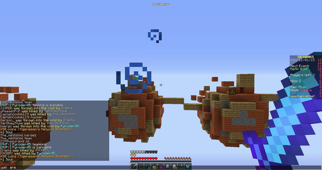 Teaming in Skywars #1