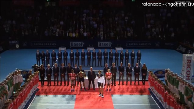 Rafael Nadal's speech at the Trophy Ceremony of Swiss Indoors Basel 2015.