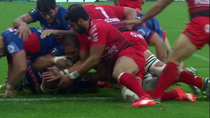 TOP 14 - Grenoble – Toulon : 33-29  – ESSAI 1 Steffon ARMITAGE (RCT) - Saison 2015/2016