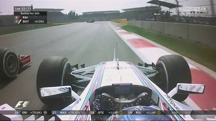 Bottas - Revenge collision with Raikkonen