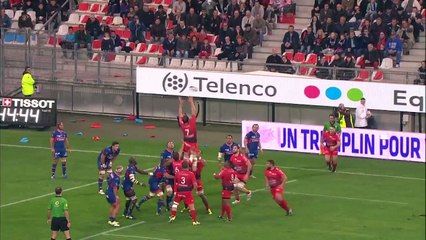 TOP 14 - Grenoble – Toulon : 33-29  – ESSAI 2 Steffon ARMITAGE (RCT) - Saison 2015/2016