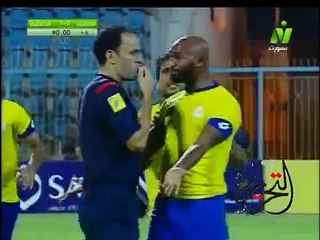 خناقه شيكابالا مع حكم مباراه الداخليه بسبب ركله جزاء
