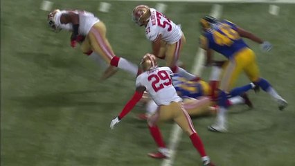 Rams Tavon Austin fumbles after catch