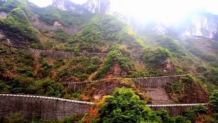 Great people great work .Spectacular & Dangerous Road on Earth- Tianmen Mountain Road, Zhangjiajie, China -