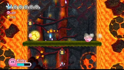 Kirby Dreamland Wii, Volcan Vainilla, parte 19, Area 7 Fase 2