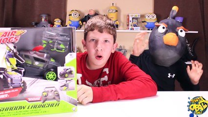 Air Hogs Shadow Lancher Opening and Reveiw! | ThatCrazyFamily