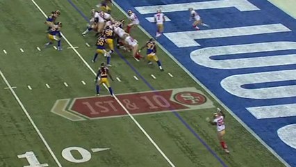 49ers Colin Kaepernick doesn't see open receiver