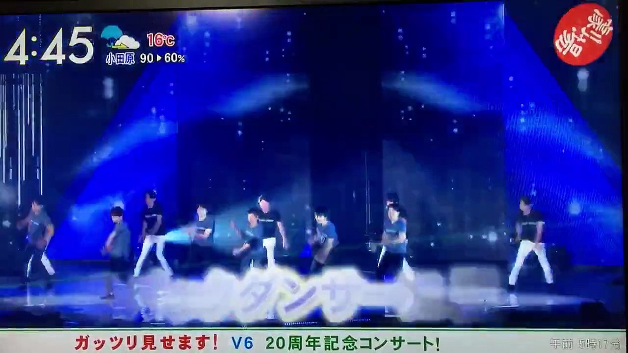 はやドキ❗️V6 20周年ライブイノッチが呼びかけると観覧席がおぉ〜って（笑）嵐さんバックで踊る〜❤️❤️❤️