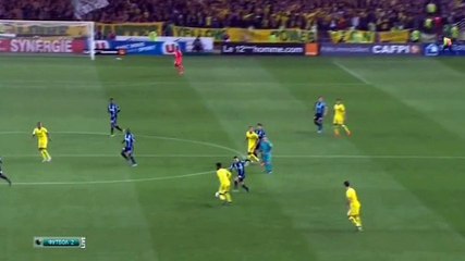 Georges-Kevin N'Koudou goal - Nantes 0 - 1 Marseille -  Ligue 1 - 01/11/2015 HD