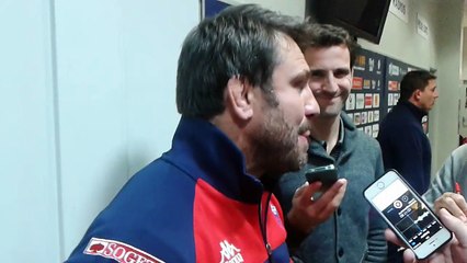 Réaction de Fabrice Landreau après FCG-RCT (33-29)
