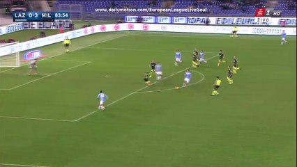 Ricardo Kishna 1:3 | Lazio - AC Milan 01.11.2015 HD