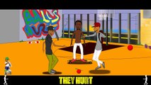The Skinny Jeans Song (@BYOBent) Lil Wayne, Wiz Khalifa cartoon parody #BallsHurt