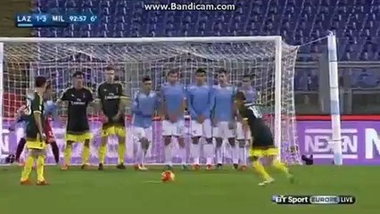 Keisuke Honda Fantastic FreeKick Chance Lazio 1-3 Milan Serie A 1.11.2015 HD