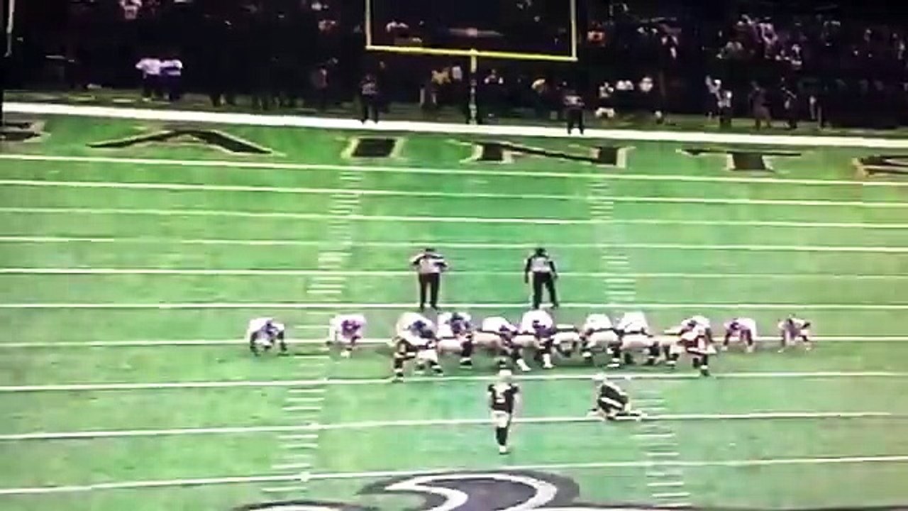 Saints win against Giants 2015 Nov. 1st winning field goal! HD