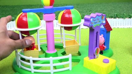 アンパンマン 遊園地で遊ぼう♪ Peppa Pig Balloon Ride Playset