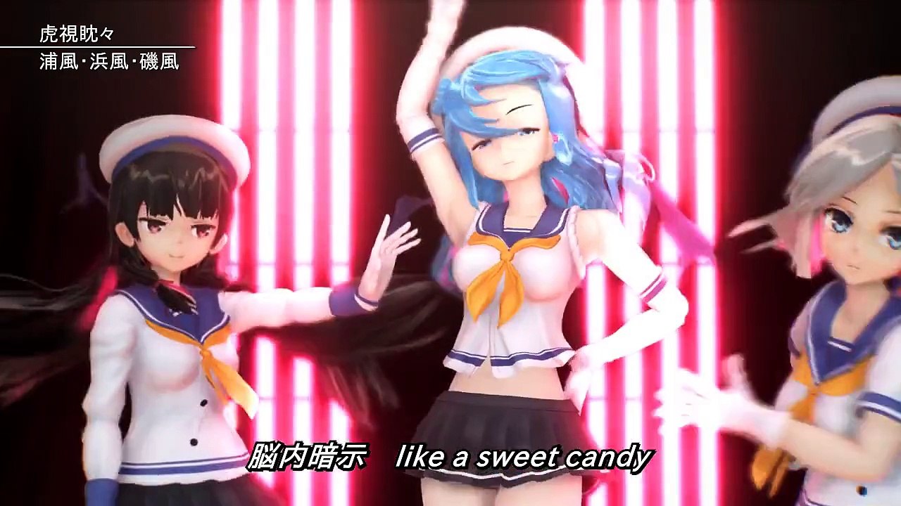 Mmd艦これ 浦風 浜風 磯風 虎視眈々 Video Dailymotion