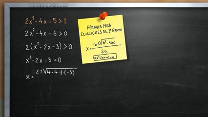 Inecuaciones- Resolución inecuación de segundo grado (2º grado)