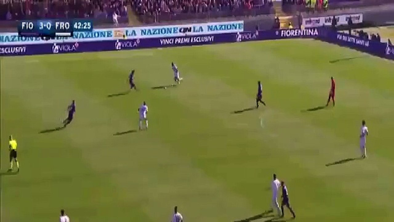 Mario Suarez Goal - Fiorentina vs Frosinone 4-0 [1.11.2015] Serie A