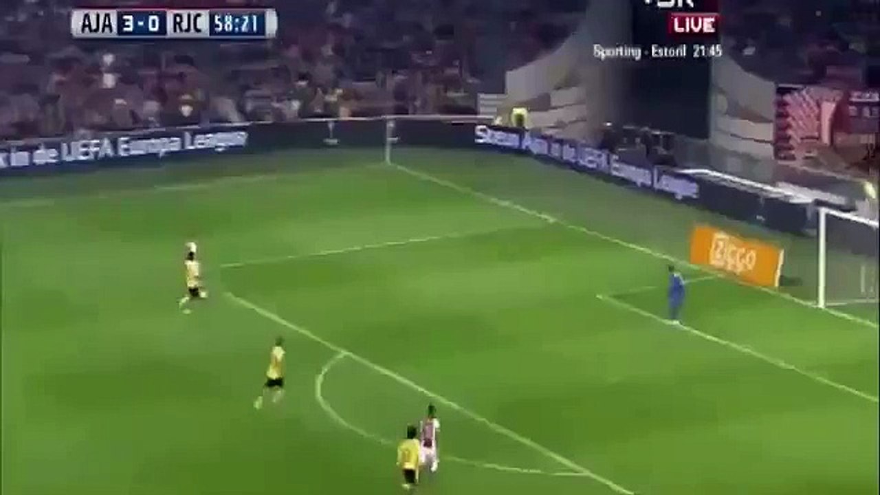 Viktor Fischer Goal - Ajax vs Roda 4-0 [31.10.2015] Eredivisie