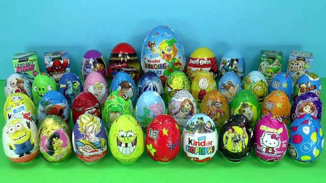 50 Surprise eggs Ну, погоди! Маша и Медведь Kinder Surprise Peppa Pig Dora the Explorer Surprise