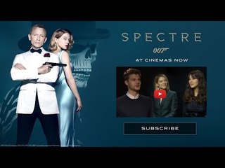 Jim Chapman meets Léa Seydoux and Monica Bellucci from SPECTRE