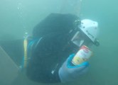 Diving in a Sinkhole at Queensland's Rainbow Beach