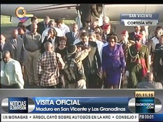 Download Video: Maduro arriba a San Vicente y las Granadinas para impulsar alianzas