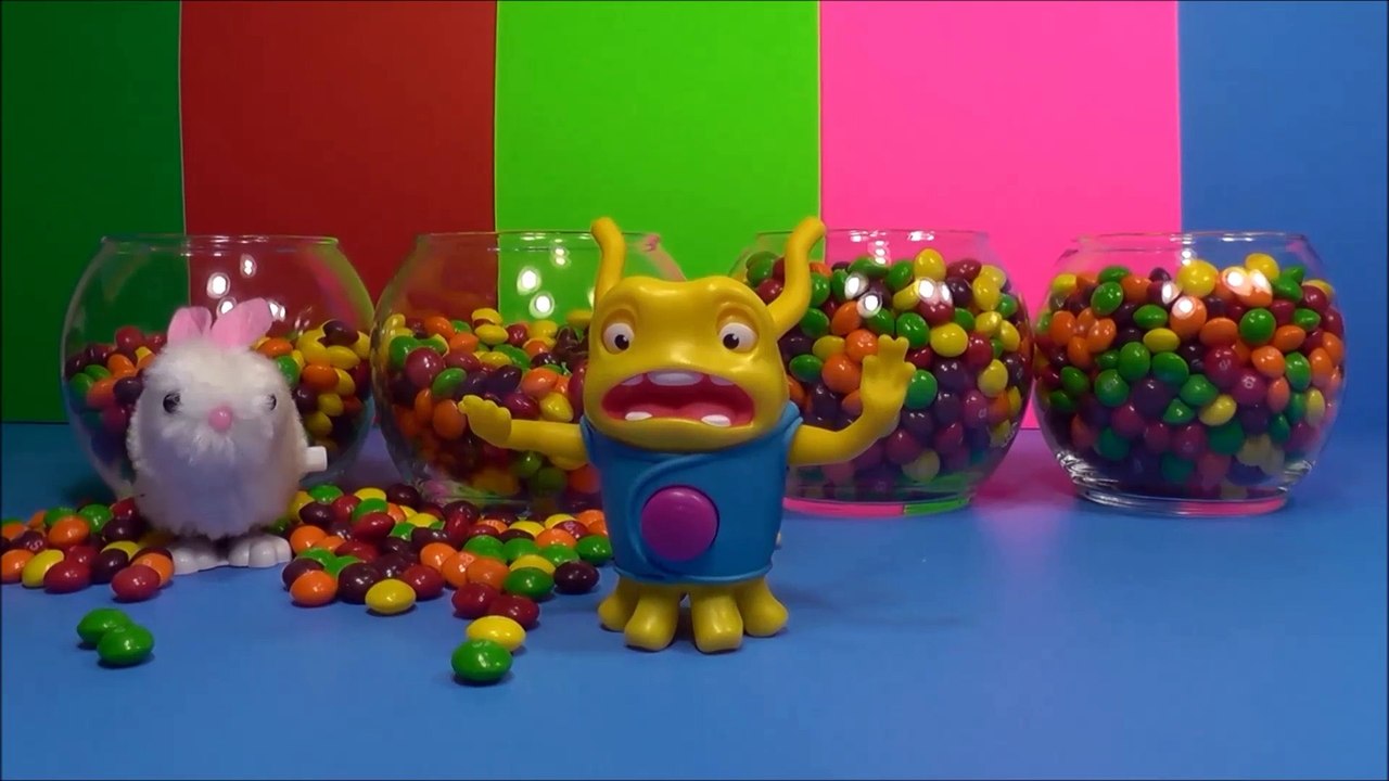 Surprise Toy Skittles Hide & Seek with Bunny Rabbit, Monster, Hello Kitty, & Vampire Dennis