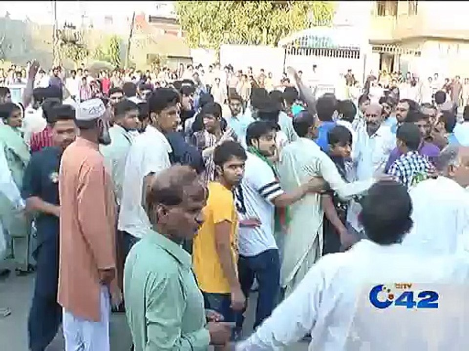 Clashes among workers at different polling stations